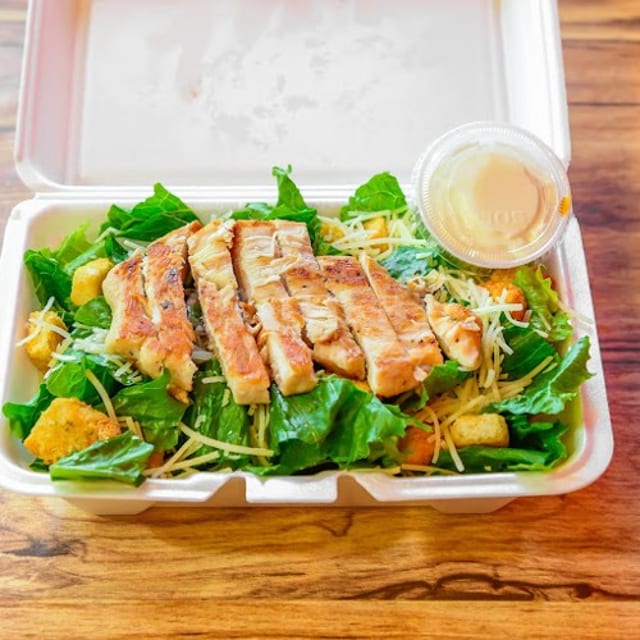 Chicken Ceasar Salad.